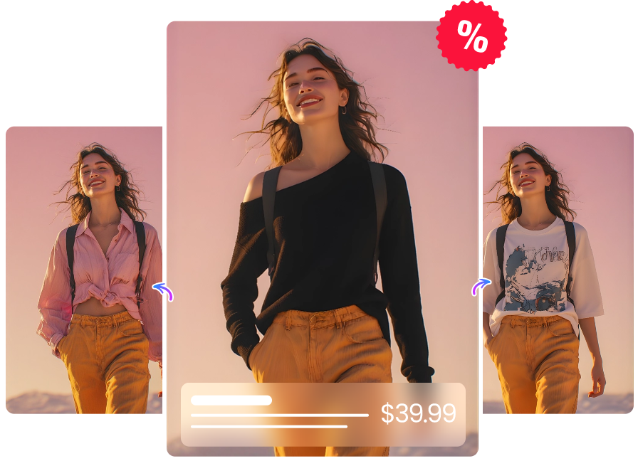 Clothes Change AI for Marketing