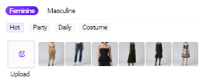 Select Your Desired Clothes
