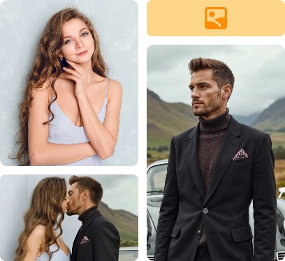 AI Kissing Video Merges Background Naturally