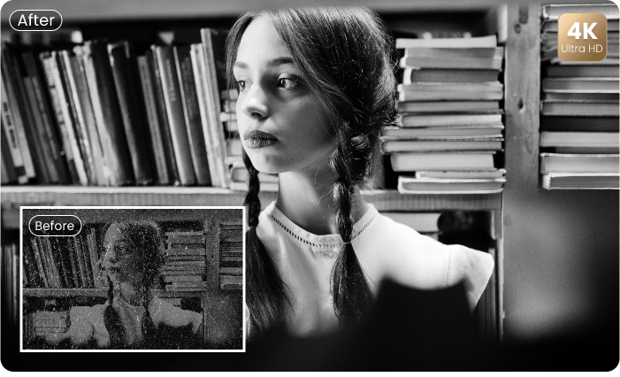 4K Video Enhancer Online Free for Old Film