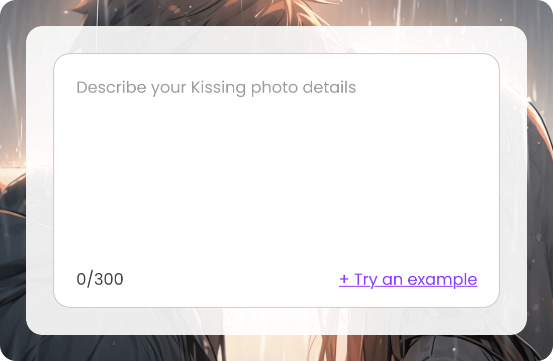 Input Descriptions Before Generation