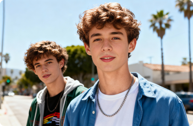 Before Multiple Face Swap