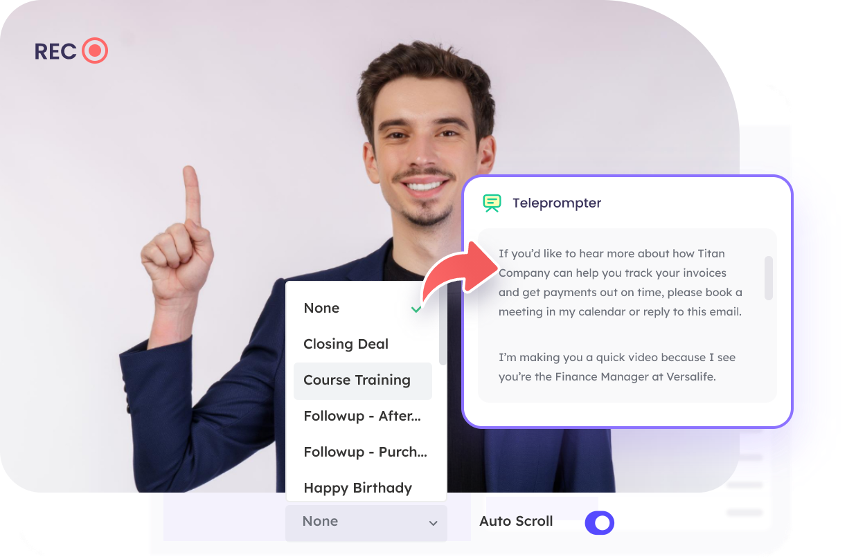 Choose a Teleprompter Template