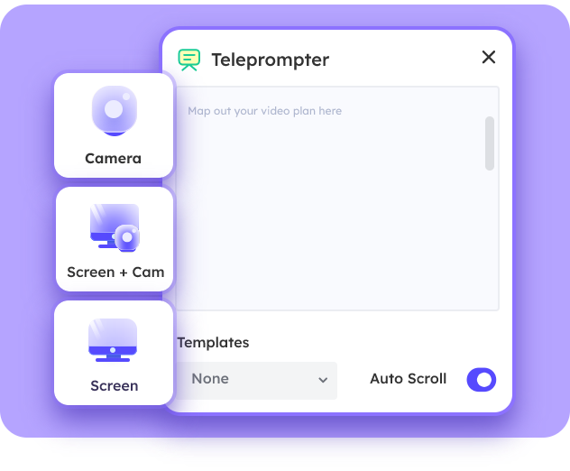 Select Your Recording Option