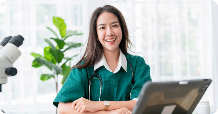 Healthcare Assistants Address Questions Online