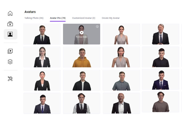 1900+ Lifelike AI Avatars Narrate Videos